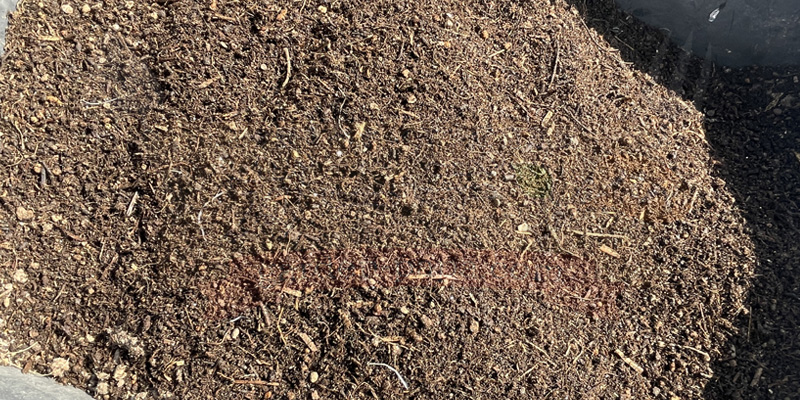 サラサラの土になった様子